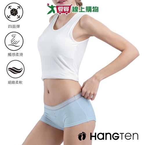 Hang Ten 女舒適包臀平口褲(M~XL)女內褲 包覆提臀 簡約 羅紋 親膚【愛買】