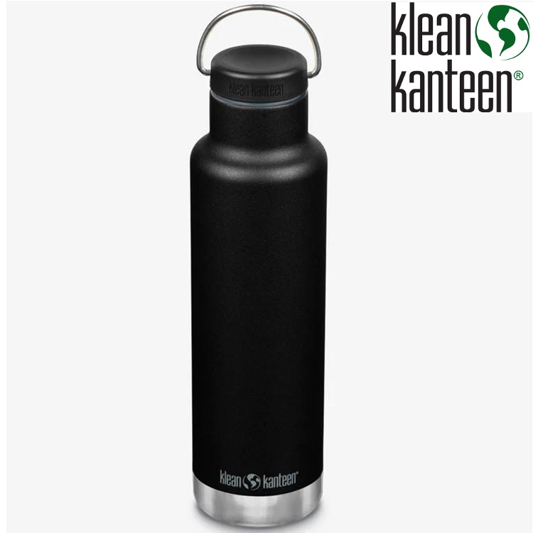 Klean Kanteen Classic Insulated 窄口不鏽鋼保溫瓶 20oz/592ml K20VCPPL BK黑