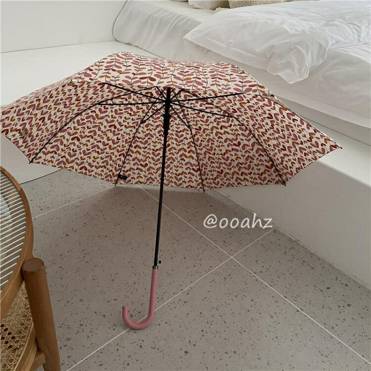 直立傘長柄直桿傘適合拍照的韓版直桿傘【雨季特惠】