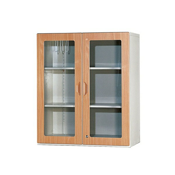 【YUDA】WG-3鋼木玻璃三層式 鋼木櫃/鐵櫃 文件櫃/展示櫃/公文櫃