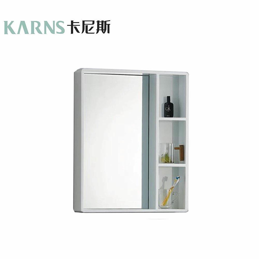 【KARNS卡尼斯】開放式收納鏡櫃 60cm高級PVC防水發泡板D-11【領券滿額再折千9/30止】