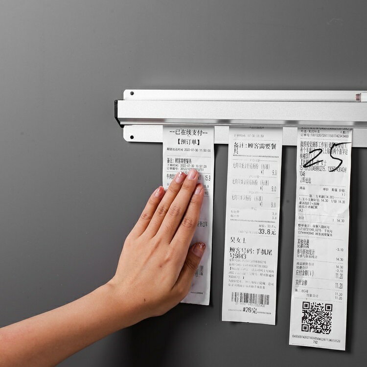 【菜單夾-鋁合金】可左右滑動 鋁合金 滑動式 夾單神器 廚房菜單夾 事務夾 彈珠夾 滑動式菜單夾 夾單器 菜單神器 3