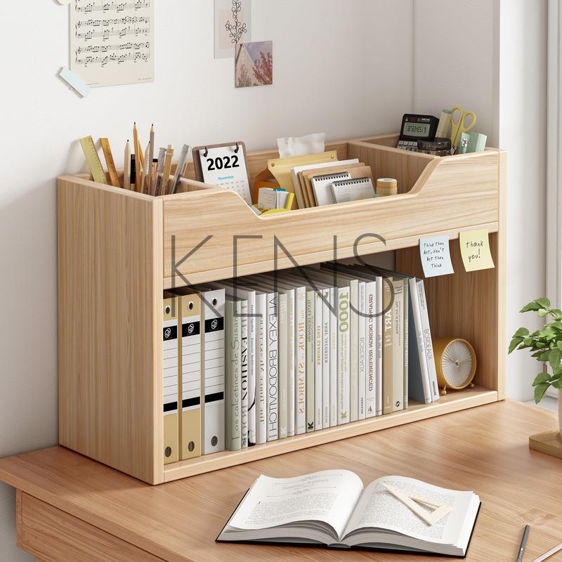 收納架 收納櫃 書架簡易桌面置物架小型書辦公桌上家用飄窗學生宿舍書桌