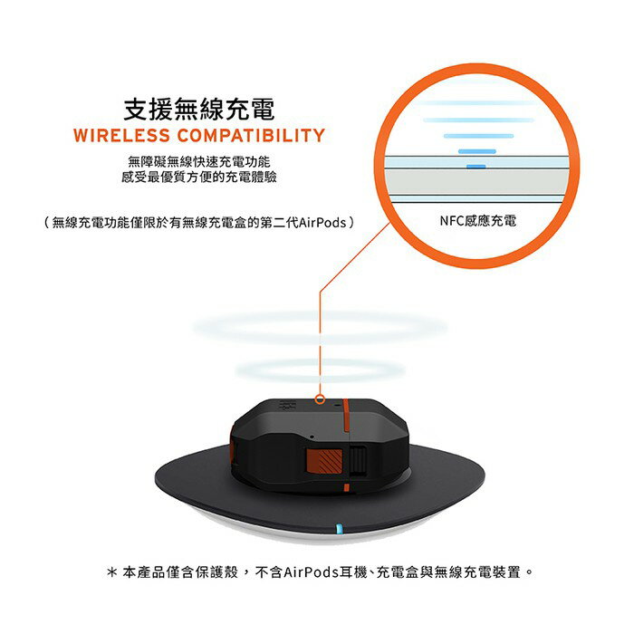 UAG Apple AirPods 1 2 代 pro 耐衝擊 防潑水 防塵 防摔殼 軍規 耐衝擊  硬殼 耳機 保護殼 8