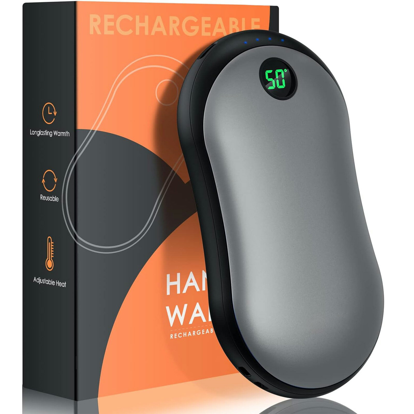 暖手寶 雙面發熱 露營防寒保暖用品 三檔控溫 0