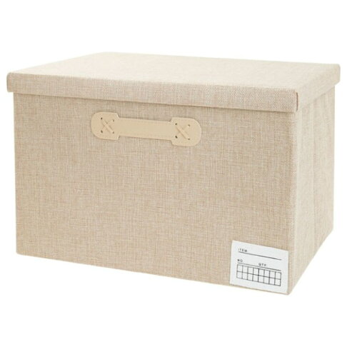 附蓋整理盒 收納盒 FAB 寬高型 BE NITORI宜得利家居 0