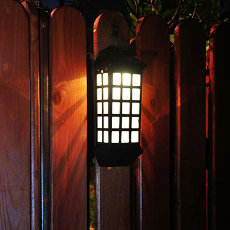 太陽能燈戶外庭院燈家用室外花園別墅裝飾燈景觀路燈門柱圍墻壁燈