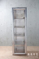 【純真年代】復古風工業風 Amelia飛行員風格 經典鋁皮小書架 層架 收納架 層列架 書櫃 Loft特色個性傢俱家具 酒吧咖啡廳民宿餐廳室內設計裝潢 ~BRN3249~