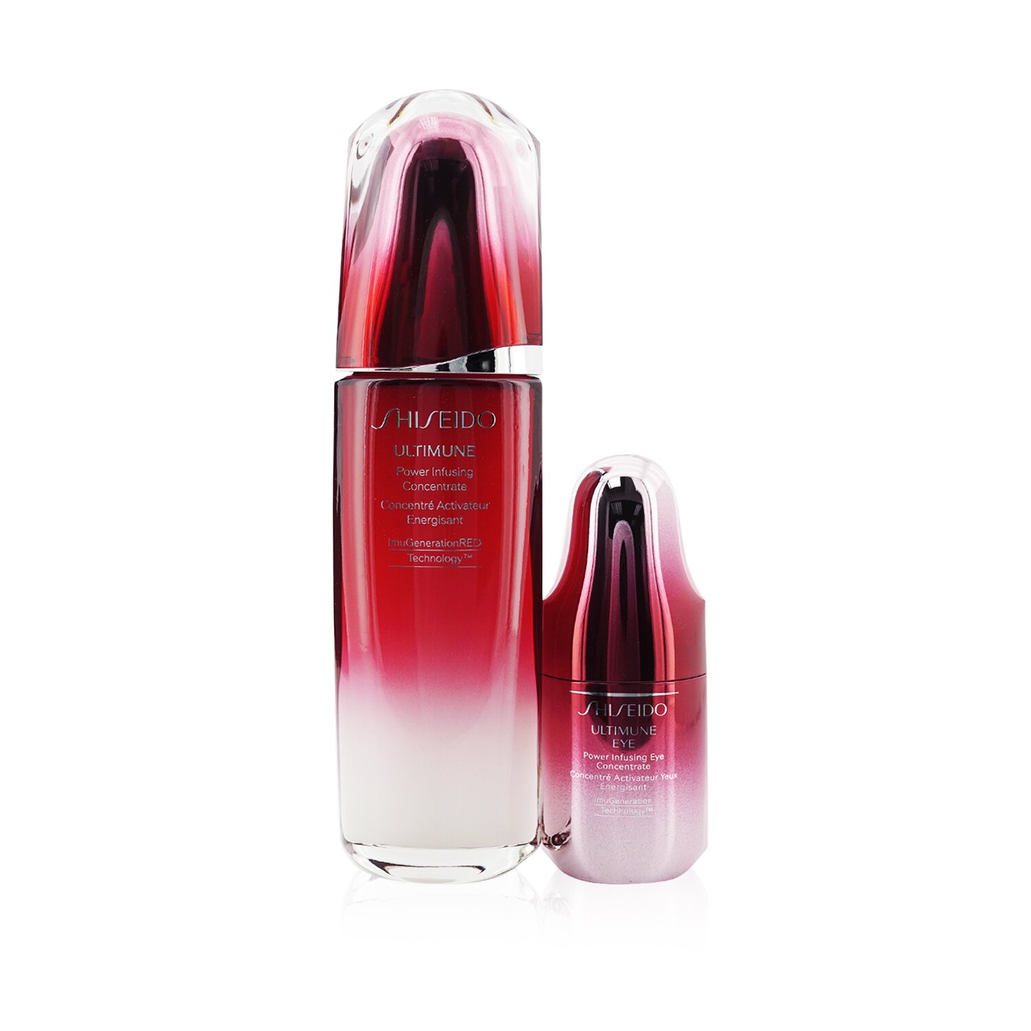 資生堂 Shiseido - 終極能量注入（ImuGenerationRED 技術）套裝：面部濃縮液 100ml + 眼部濃縮液 15ml