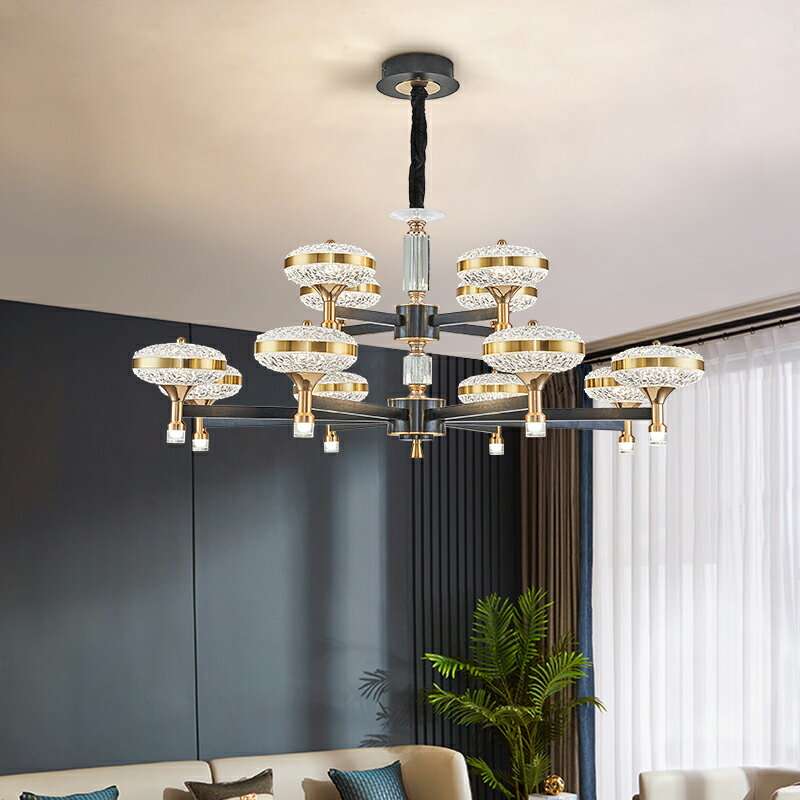 客廳吊燈2022年新款簡約現代家用大氣餐廳臥室北歐智能LED燈具