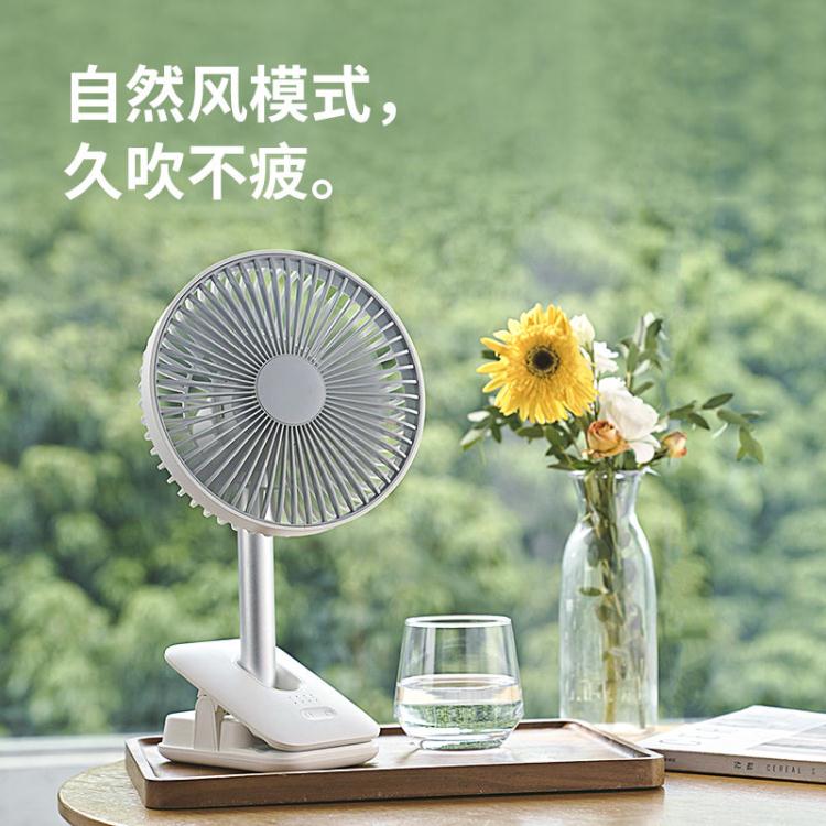 夾式小風扇搖頭usb小型學生宿舍床上家用桌面超靜音辦公室臺