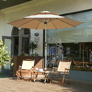 免運 戶外遮陽傘商用太陽傘庭院傘咖啡店外擺傘露天沙灘傘休閑室外大傘
