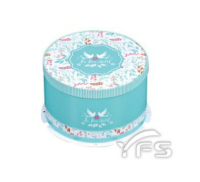 8吋圓形蛋糕盒(實裝6吋) (蛋糕紙盒/野餐盒/手提蛋糕盒/點心盒)【裕發興包裝】MS063