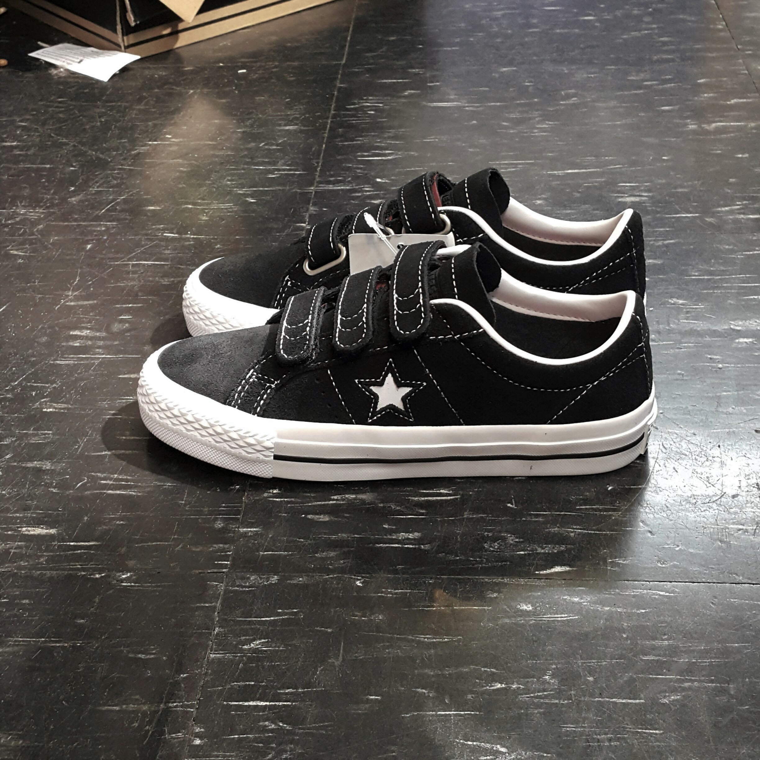 Converse One Star Pro 3V 魔鬼氈 黑色 黑白 麂皮 滑板鞋 鞋墊 星星 162518C