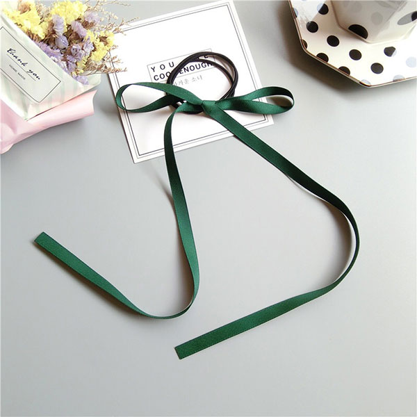 超長 蝴蝶結 緞面 髮圈 髮帶 髮繩 緞帶 韓國 髮飾 明星款 韓劇 百搭 聖誕節 跨年 過年 情人節 洋裝 ANNA S. 1