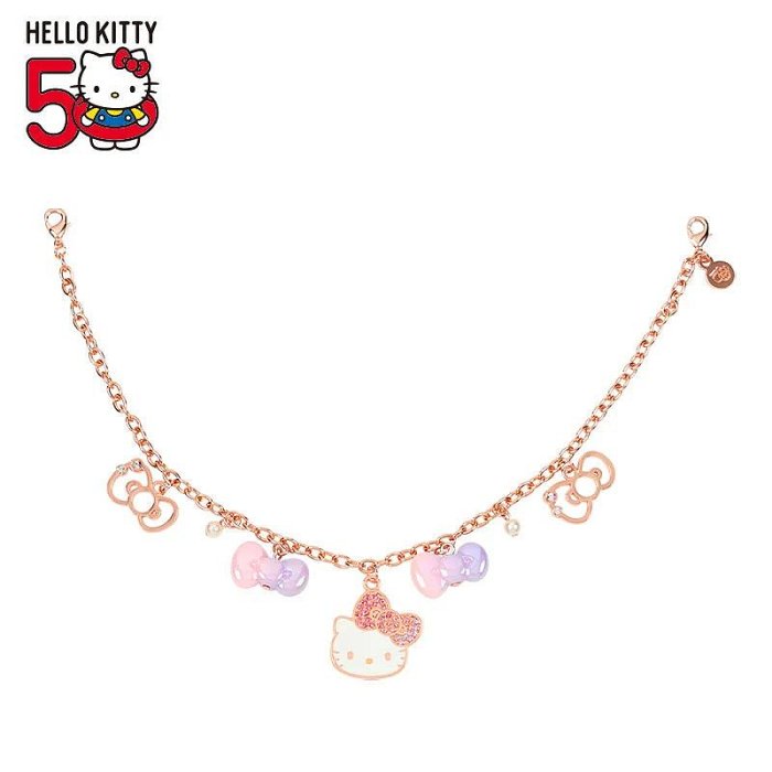 【震撼精品百貨】Hello Kitty 凱蒂貓~日本三麗鷗sanrio KITTY造型包包裝飾鍊 吊飾-50週年*32359