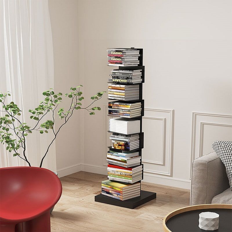 北歐隱形書架創意個性轉角收納懸浮落地書架小戶型客廳墻壁書櫃