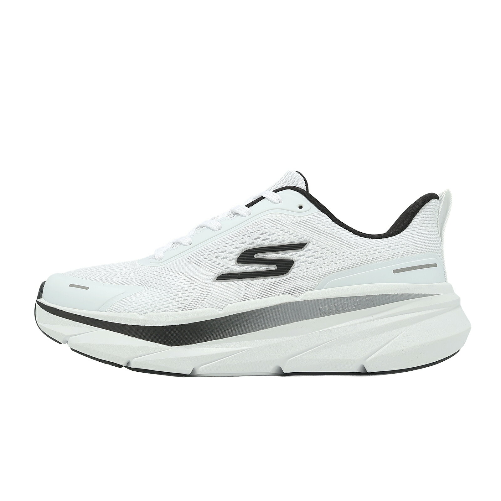 Skechers 慢跑鞋 Max Cushioning Premier 3 男鞋 白 緩震 厚底 221220WBK