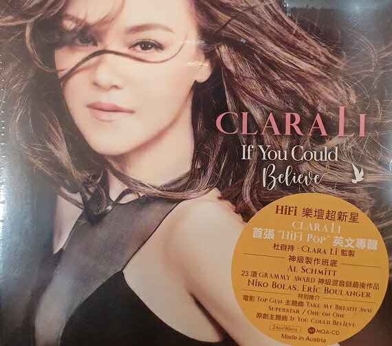 【停看聽音響唱片】【CD】Clara Li：If You Could Believe (MQACD)