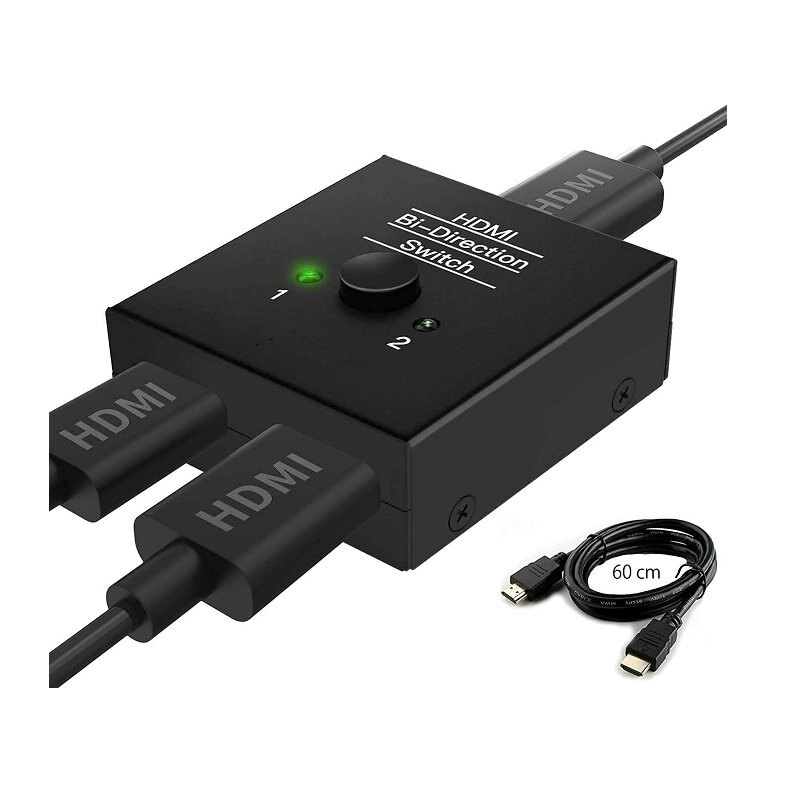 [2東京直購] REESOUL HDMI雙向轉換器 一對二 PS4 DVD播放器 電視 NS Xbox