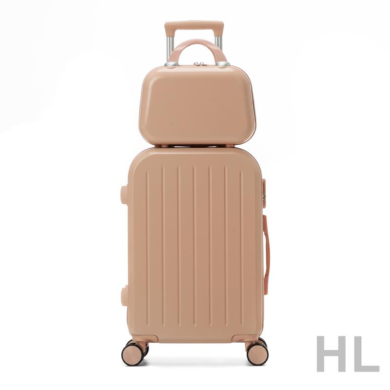 HL 行李箱女2023新款20寸登機箱小型輕便密碼箱24男耐用旅行箱拉桿箱