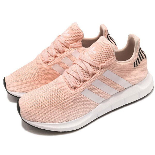 【ADIDAS】Swift Run W 慢跑鞋 運動鞋 粉 襪套 輕量 舒適 避震 女鞋 -B37681