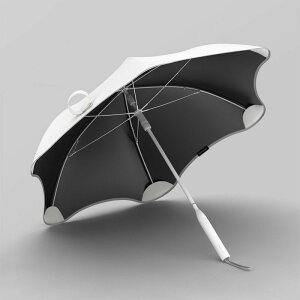 新西蘭創意個性女士手動長柄傘 雙人簡約防風直桿雨傘 黑膠晴雨兩用 全館免運