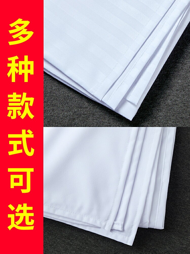 美容院專用床單單件絲光棉冬季加絨加厚純白色磨毛按摩床布草定製