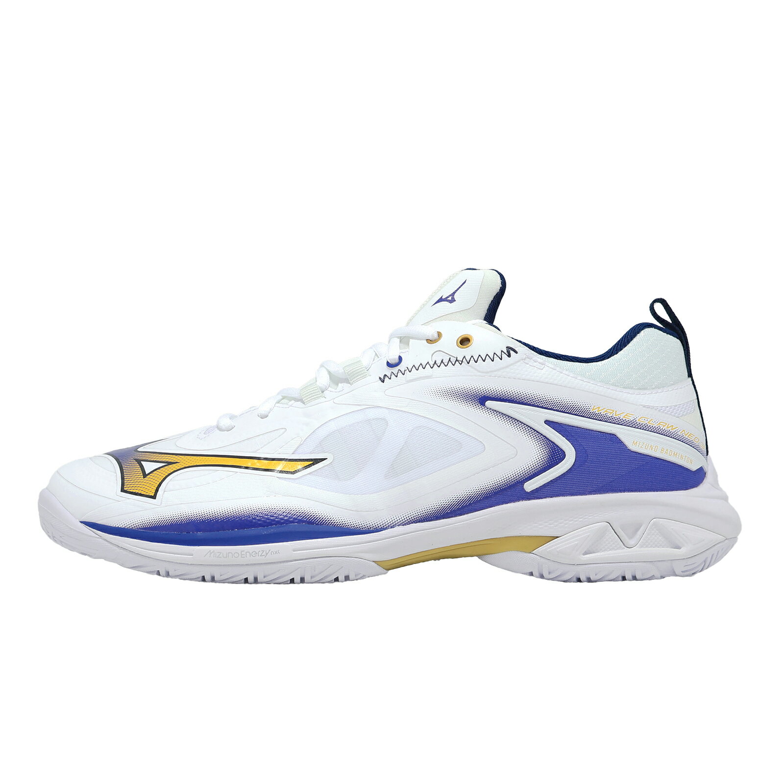 Mizuno 美津濃 羽球鞋 Wave Claw Neo 3 寬楦 男鞋 女鞋 白 藍 回彈 緩震 71GA2473-31