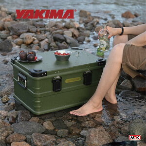 【MRK】YAKIMA 鋁鎂合金收納箱 黑色 灰白色 軍綠色 卡其色 露營用收納箱 戶外收納箱
