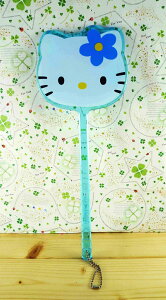 【震撼精品百貨】Hello Kitty 凱蒂貓-手拿鏡-藍小花(L) 震撼日式精品百貨