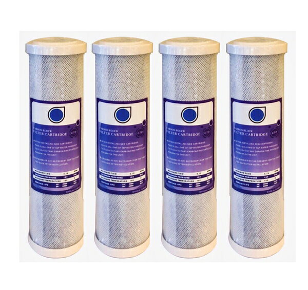 [淨園] 台製頂級椰殼活性碳棒CTO濾心10吋（一次購4支 優惠特價↘1080元) 2