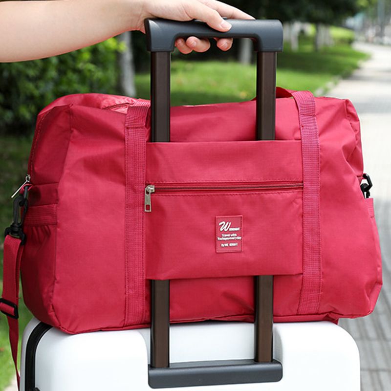 免運 大容量旅行健身運動側背包 旅行包便攜式單肩斜跨女大容量健身包短途出差收納包旅游行李袋子