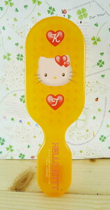 【震撼精品百貨】Hello Kitty 凱蒂貓-KITTY髮梳-愛心圖案-橘紅色 震撼日式精品百貨