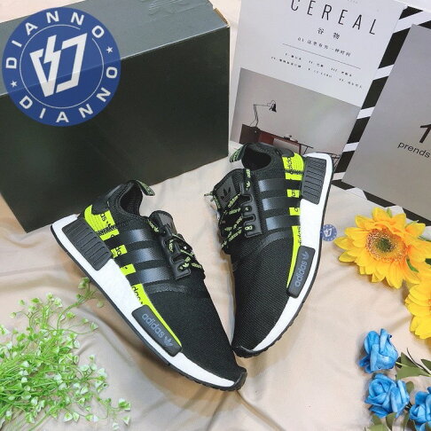帝安諾-實體店面 ADIDAS ORIGINALS NMD R1 限定 黑綠 黑 綠 熱賣款 FV5510 1