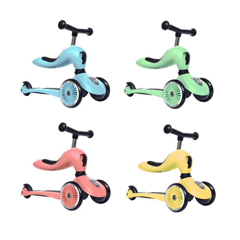 奧地利Scoot&Ride Kick1 Cool滑步車/滑板車(藍莓/奇異果/萊姆/蜜桃)★衛立兒生活館★