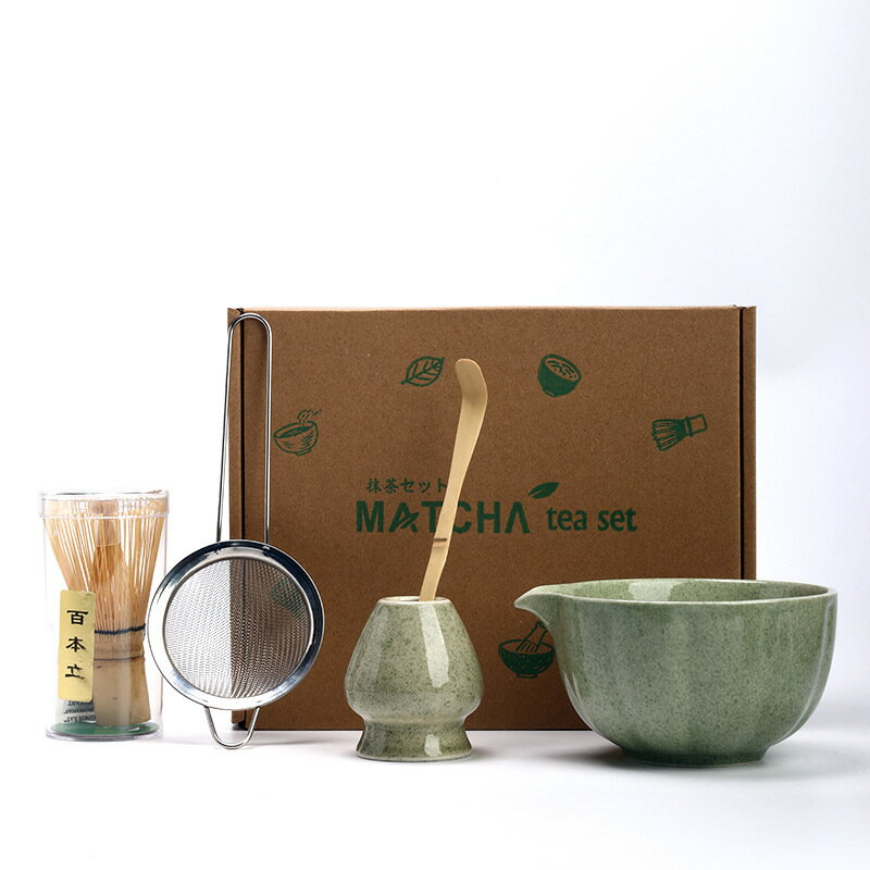 熱銷抹茶綠Japanese Matcha Tea Set 日式陶瓷抹茶碗茶具套裝 0