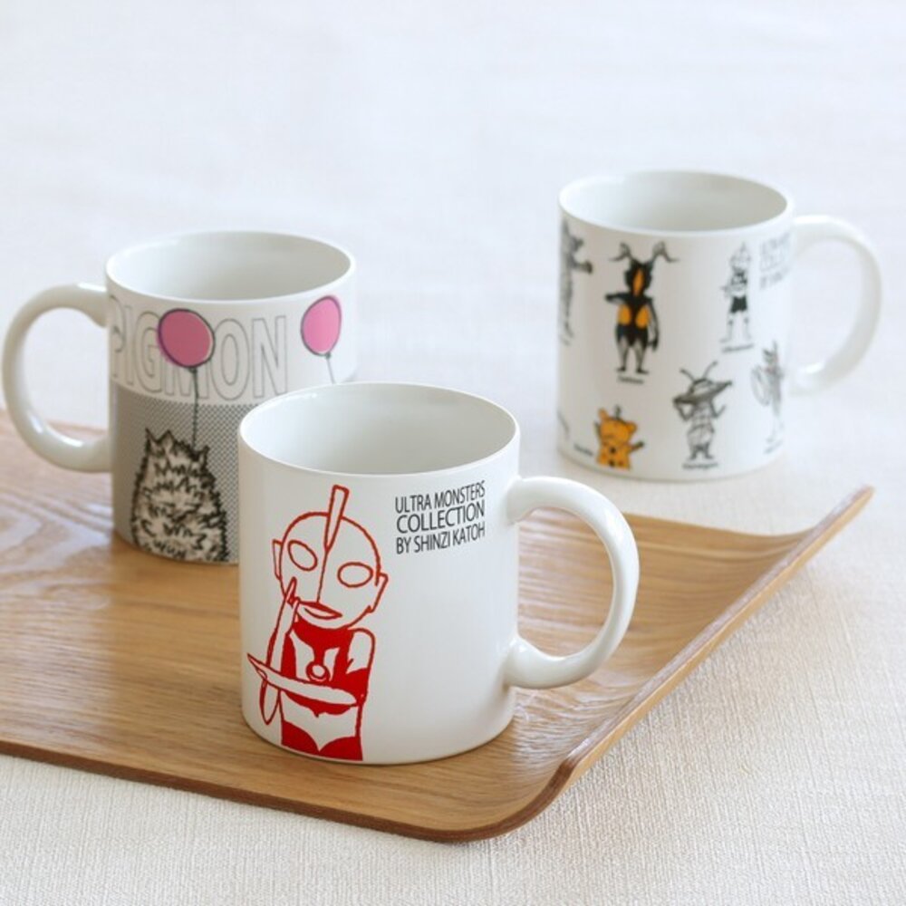 日本製美濃燒奧特曼全系列陶瓷馬克杯330ml | 超人力霸王 鹹蛋超人 水杯 陶瓷杯 - 美濃燒 陶瓷 餐具 器皿 馬克杯 水杯 牛奶杯 茶杯 日本製造 日本製 杯子 拿鐵杯 杯 咖啡杯 飲料杯 日本製奧特曼全系列陶瓷馬克杯330ml