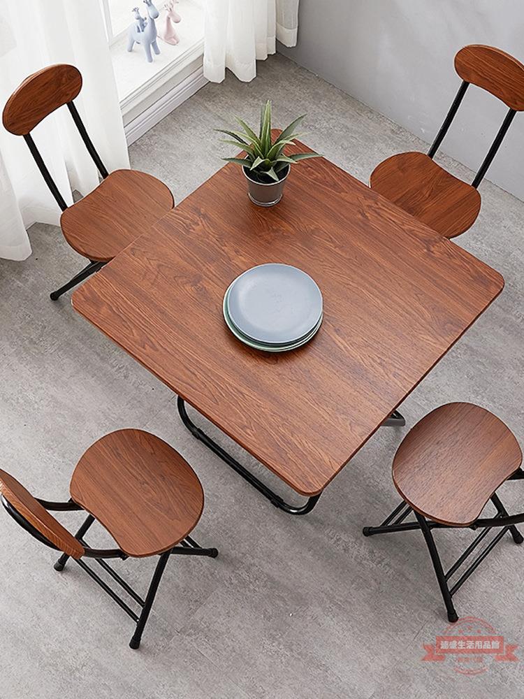 小方桌小飯桌子簡易折疊桌餐桌陽臺戶外擺攤桌子家用小戶型便攜桌