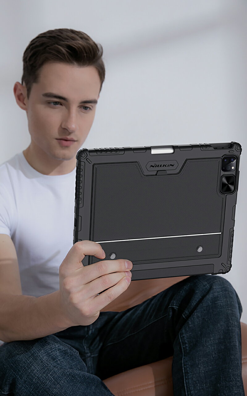 NILLKIN Apple iPad Pro 12.9 (2020/2021) 悍能 iPad 鍵盤保護套 SHOW數位直營店 樂天