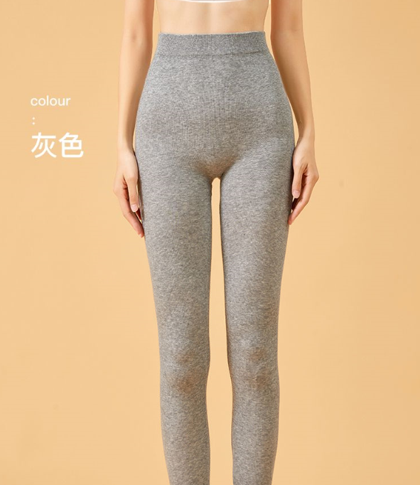 秋褲內穿高腰保暖褲加厚修身美體打底褲女士收腹無痕棉褲