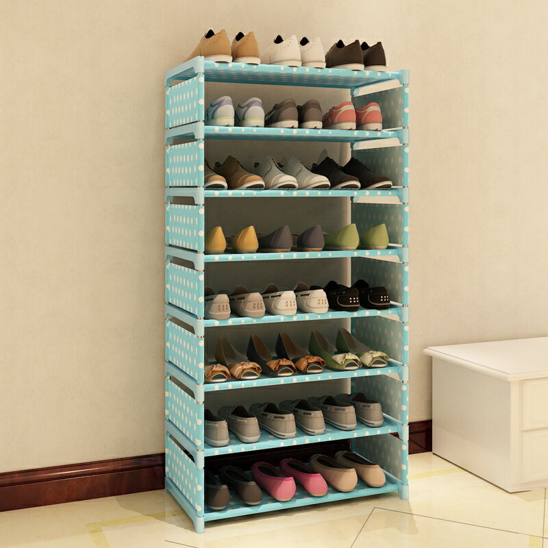學生宿舍簡易鞋架多層收納鞋柜簡約現代經濟型組裝防塵小鞋架子 1