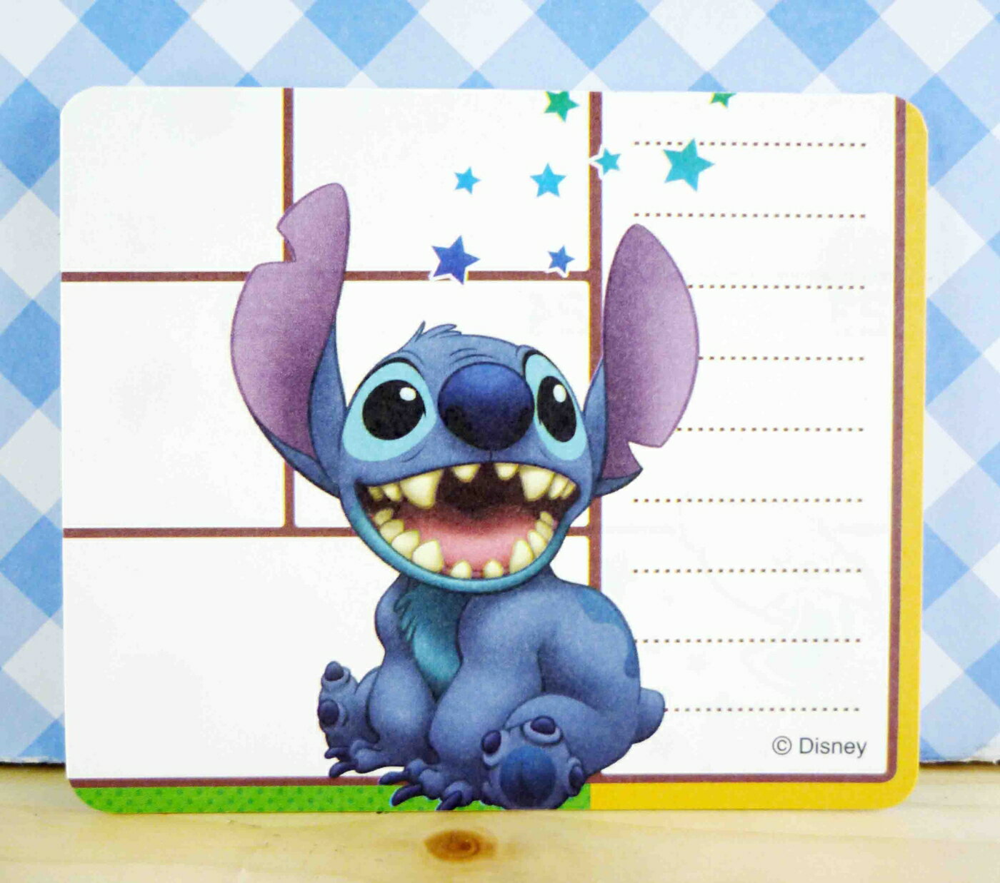 【震撼精品百貨】Stitch 星際寶貝史迪奇 卡片-大笑 震撼日式精品百貨