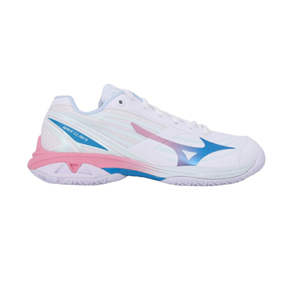 MIZUNO WAVE CLAW 4 女羽球鞋-3E(免運 訓練 寬楦 美津濃「71GA264317」≡排汗專家≡
