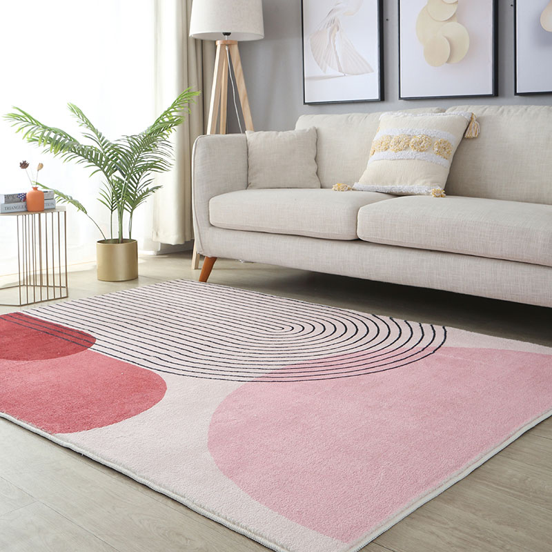 仿羊絨地毯客廳沙發茶幾墊現代輕奢高級美式地毯臥室家用大面積毯