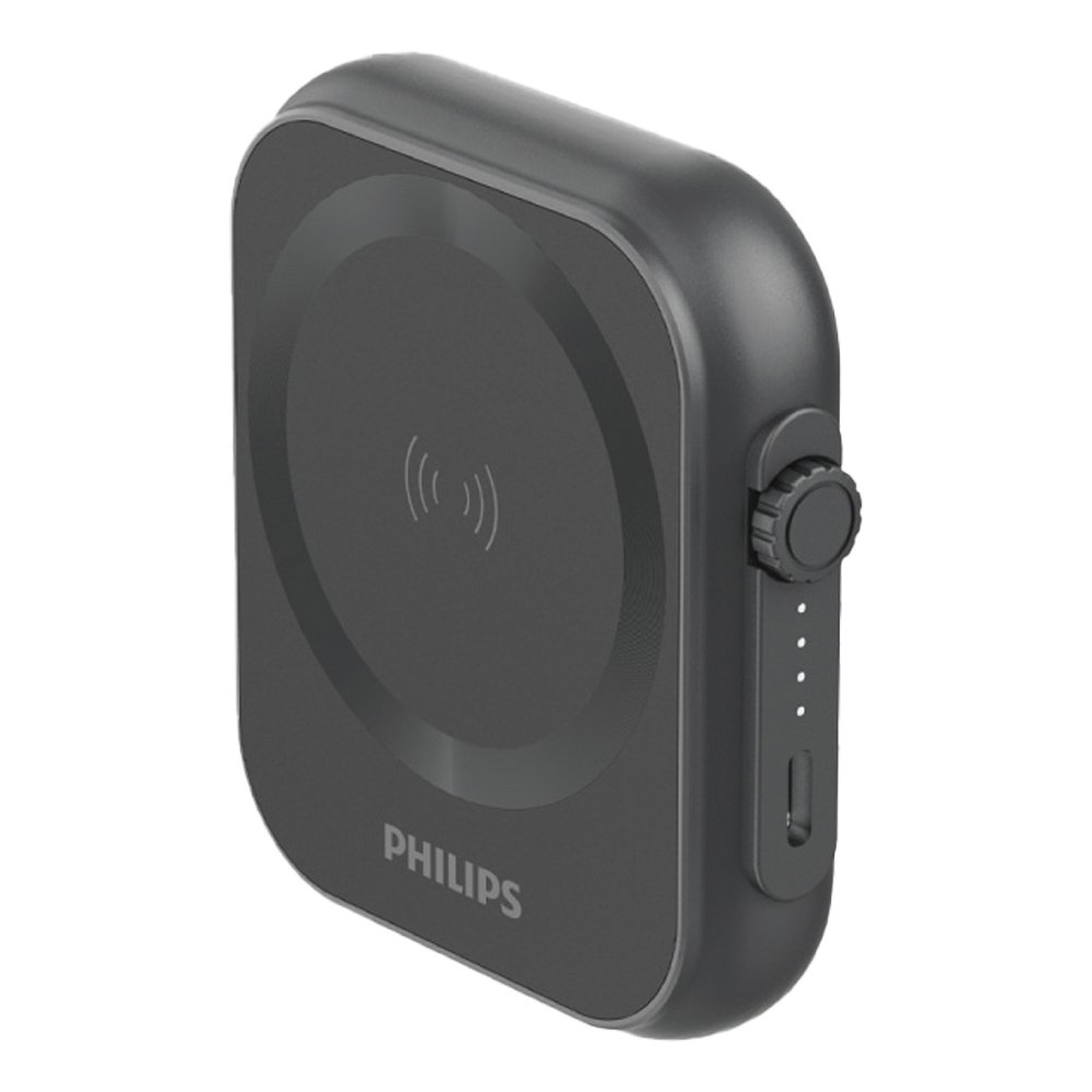 PHILIPS 黑金剛磁吸三合一行動電源【九乘九購物網】