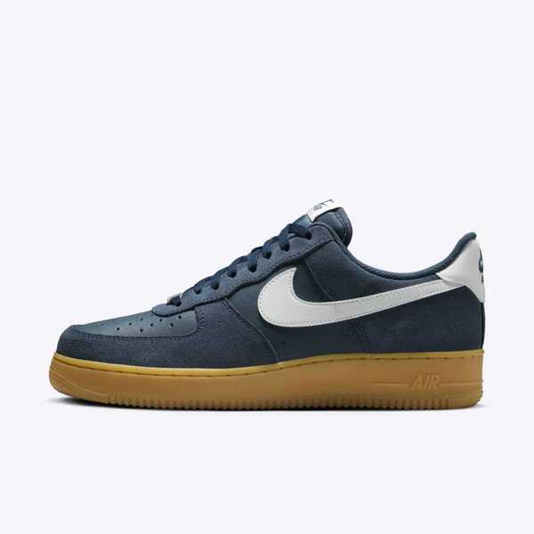 Nike Air Force 1 07 Lv8 [FQ8714-400] 男 休閒鞋 運動 經典 低筒 膠底 深藍