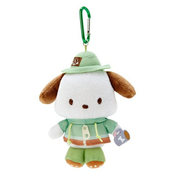 【震撼精品百貨】Pochacco 帕帢狗~日本三麗鷗Sanrio帕恰狗 絨毛玩偶掛飾 (機智露營生活)*12454