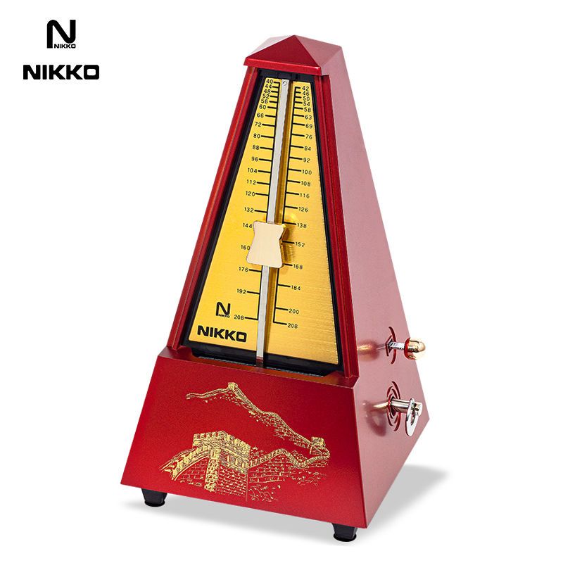 公司貨 超低價 NIKKO尼康節拍器正版日本進口機芯鋼琴考級專用吉他古箏二胡架子 快速發貨