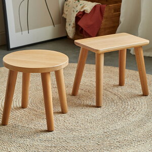 換鞋凳 小凳子 板凳實木小凳子現代簡約小板凳家用矮凳圓凳小木凳小椅子客廳木凳子